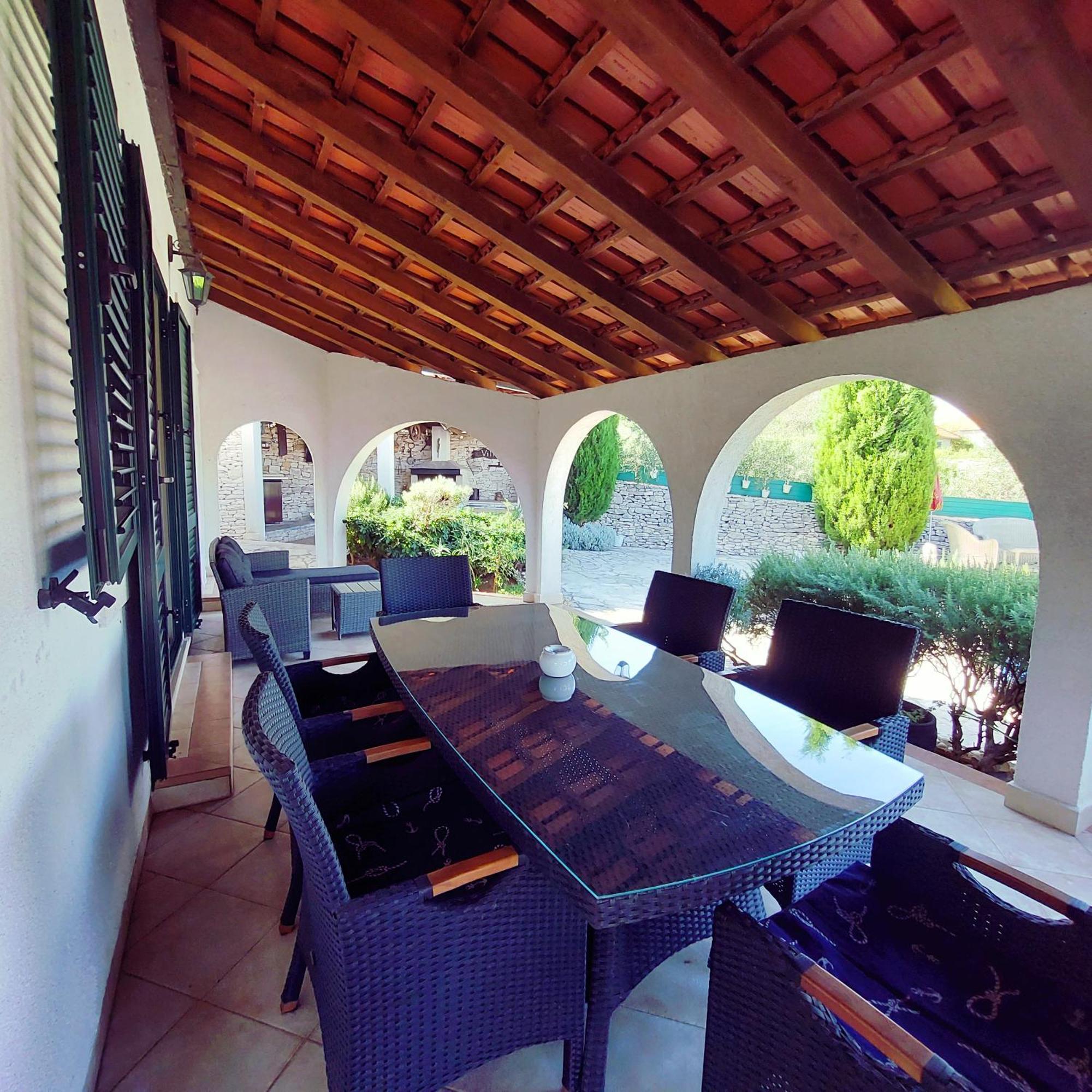 Charming Villa Nika With The Pool San Pietro di Brazza Esterno foto